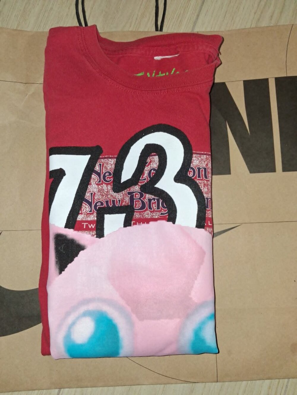 Asspizza Kirby Super Smash Bros 64 N64 Revived Red Tee Size XL Flawed Read Desc.